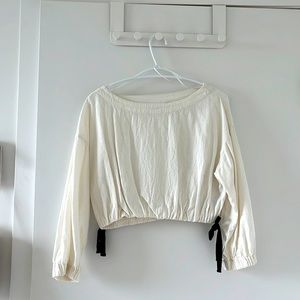 Cute top with black bows from Zara
